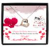 zapbest Love Dancing Necklace Luxury Box - Best Sister in The World, Love Dancing Necklace, Birthday Gift Necklace For Sister, Sister Birthday Gift Necklace view 1