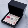 zapbest Love Dancing Necklace Luxury Box - Best Sister in The World, Love Dancing Necklace, Birthday Gift Necklace For Sister, Sister Birthday Gift Necklace view 2