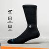 Stance The King Crew Socks (Medium, Purple) view 3
