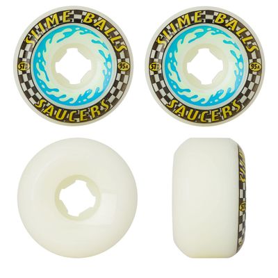 57mm Saucers 95a Slime Balls Skateboard Wheels