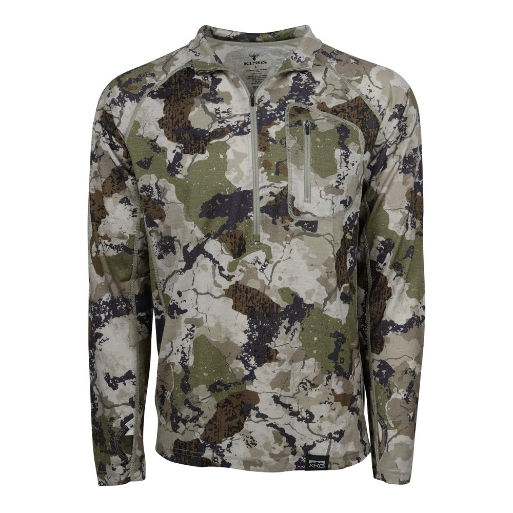 King's XKG Foundation 260 Merino 1/4 Zip, XK7, X-Large