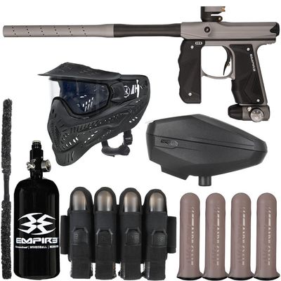 Action Village Empire Mini GS TP Rivalry Paintball Gun Package Kit (Dust Dark Grey/Dust Black)