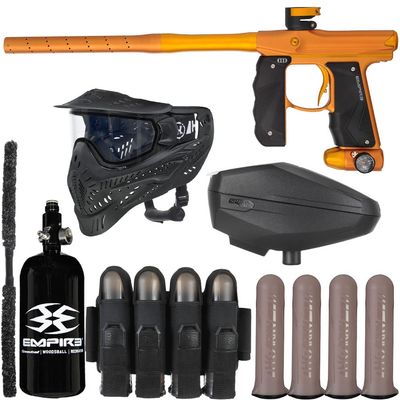 Action Village Empire Mini GS TP Rivalry Paintball Gun Package Kit (Dust Orange/Dust Gold)