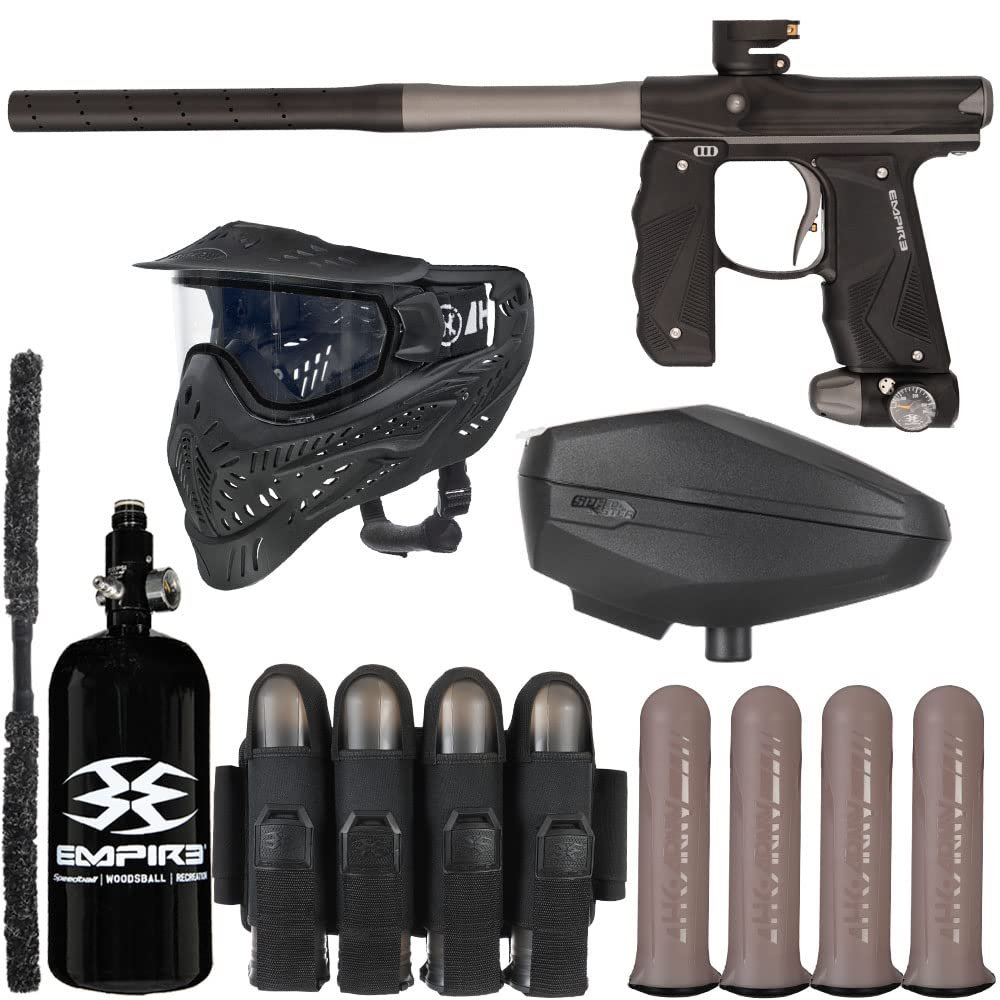 Action Village Empire Mini GS TP Rivalry Paintball Gun Package Kit (Dust Black/Dust Grey)