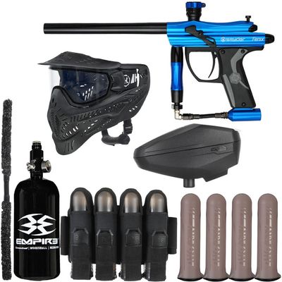 Action Village Kingman Spyder Fenix Rivalry Paintball Gun Package Kit (Gloss Blue)