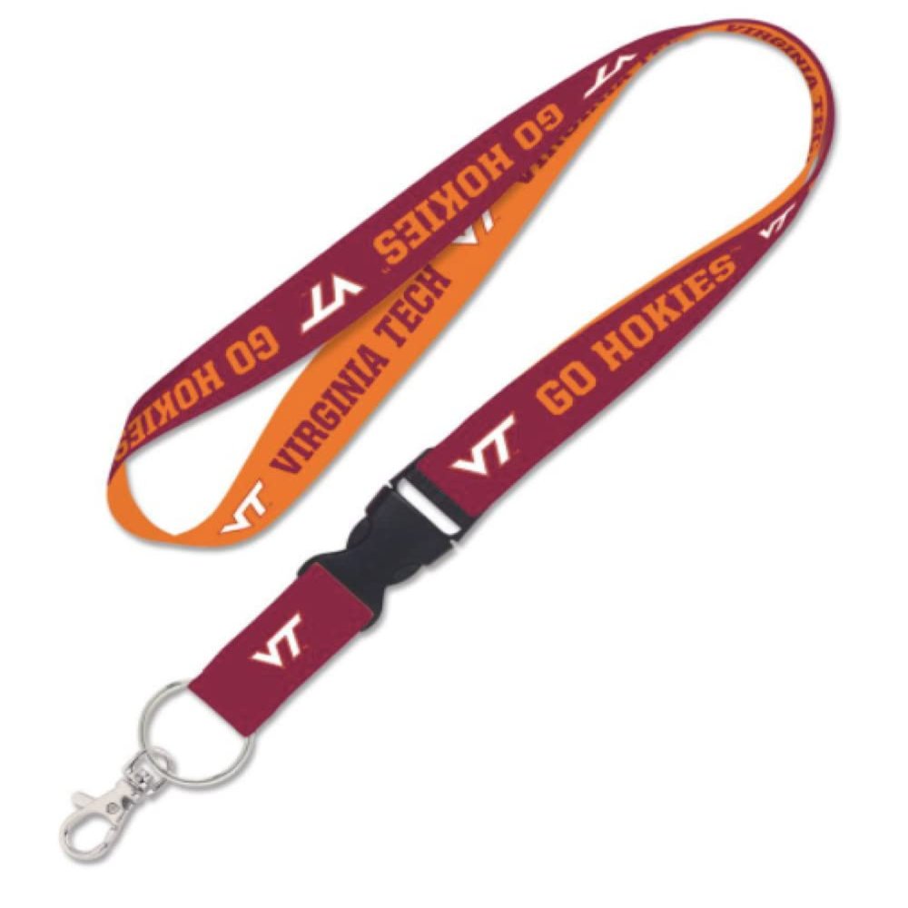 Virginia Tech Hokies Slogan 1" Lanyard With Detachable Buckle