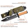 Snake Eye Tactical Fixed Blade Survival Knife, 13-Inch Overall (Yellow) view 2