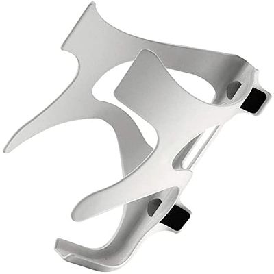 Dongng Bicycle Bottle Holder, Aluminum Alloy Bicycle Cup Holder, Suitable for Mountain, Road, Folding Bicycle Equipment Accessories (White)