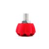 Mruabtiy 2 Pack Roller Skates Toe Stops Plugs Rubber Brake Block Stoppers 82A PU Toe Stops Replacement Adjustable Skate Accessories (Red) view 4