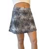 Black & White Matrix Print Flutter Style Golf/Tennis Skort/Skirt (Small) view 2