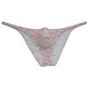 JAXFSTK Men Air Bubble Knitted Bikini Underwear Pouch Mini Sport Underpants Sexy Fashion Boxer Briefs 1 Pack Bikini Briefs Flower M view 1