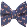 Carahere Mens Bow Tie Handmade Pre-Tied Fun Pattern Bow Ties for Men Brown Orange view 1