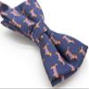 Carahere Mens Bow Tie Handmade Pre-Tied Fun Pattern Bow Ties for Men Brown Orange view 4