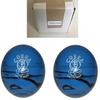BuyBocceBalls - EPCO Duckpin Bowling Balls - (4 3/4 inch- 3lbs. 10oz.) - Pack of 2 - Cobra Pro Rubber - Blue & Black - Made in USA view 1
