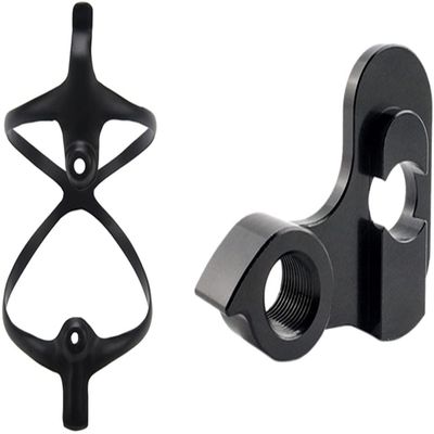 Dongng Bike Water Bottle Holder 1 Pcs Mountain Bike Water Bottle Holder & 1 Pcs Foldable Bicycle Rear Derailleur Hanger Bike Rear Derailleur Tail Hook Outdoor Essentials