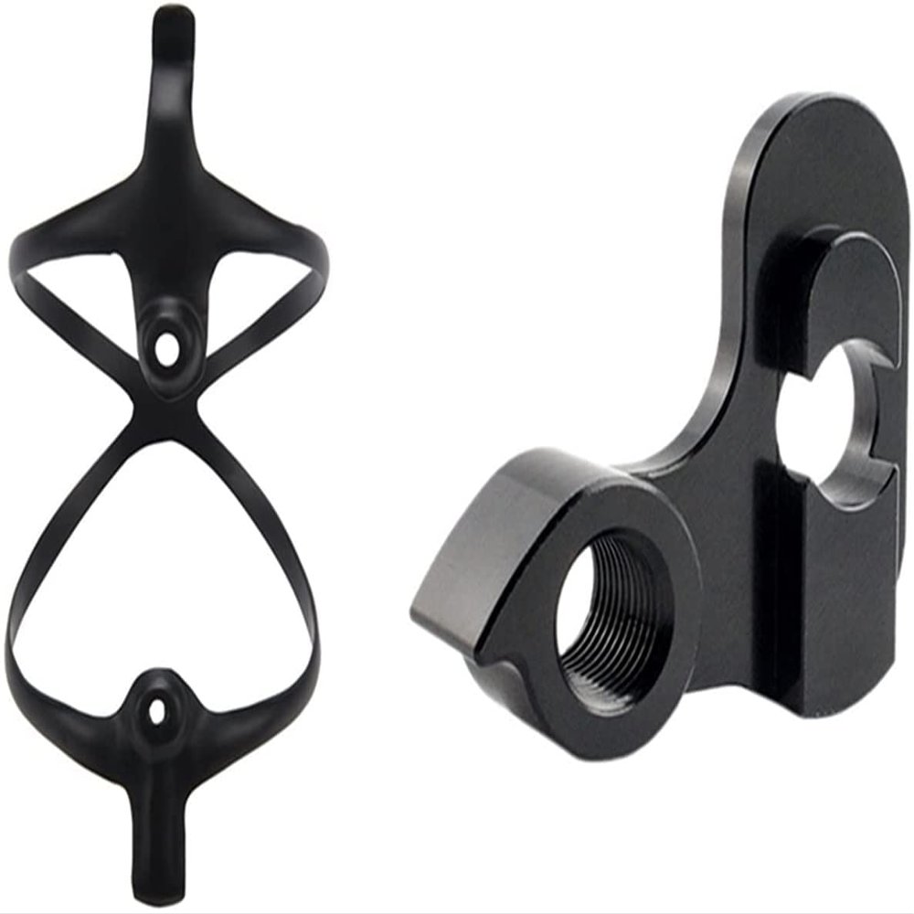 Dongng Bike Water Bottle Holder 1 Pcs Mountain Bike Water Bottle Holder & 1 Pcs Foldable Bicycle Rear Derailleur Hanger Bike Rear Derailleur Tail Hook Outdoor Essentials