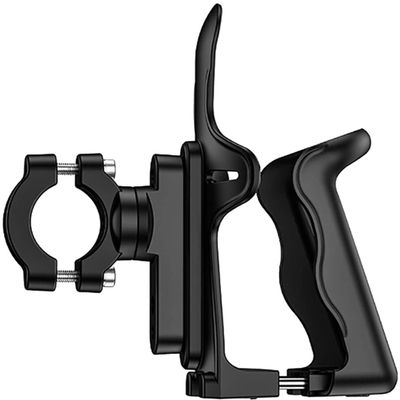Dongng Bike Water Bottle Holder Drink Cup Holder Handlebar for ATV Dirt Bike Water Bottle Mount Aluminum Alloy Adjustable Cup Stand Cage Universal (Black)