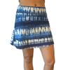 Blue Tie Dyed Flutter Style Golf/Tennis Skort/Skirt - Made in USA (Medium) view 3