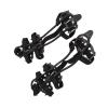 24 Teeth Climbing Crampons, High Hardness 1 Pair Snow Ice Cleats Crampons Good Grip with Storage Bag for Hiking for Outdoor(Black, L) view 1