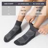 CS CELERSPORT 6 Pack Men's Ankle Socks with Cushion, Sport Athletic Running Socks, 3 Dark Gray + 3 Gray, Medium view 3