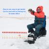 Alomejor 15pcs Ice Fishing Rod Top Tip Mini Winter Fishing Pole Extension Rods Fishing Tackle Tip(130mm) view 2
