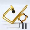 Dongng Bike Water Bottle Holder Universal Purpose Stainless Steel Water Cup Holder Special Cup Holder Bicycle Bottle Holder Outdoor Essentials (Color : Gold) view 1