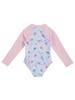 Daenrui Kids Girls One Piece Rashguard Swimsuit UPF 50+ Long Sleeve Zipper Sun Protective Swimwear Multi Horse 6 Years view 4