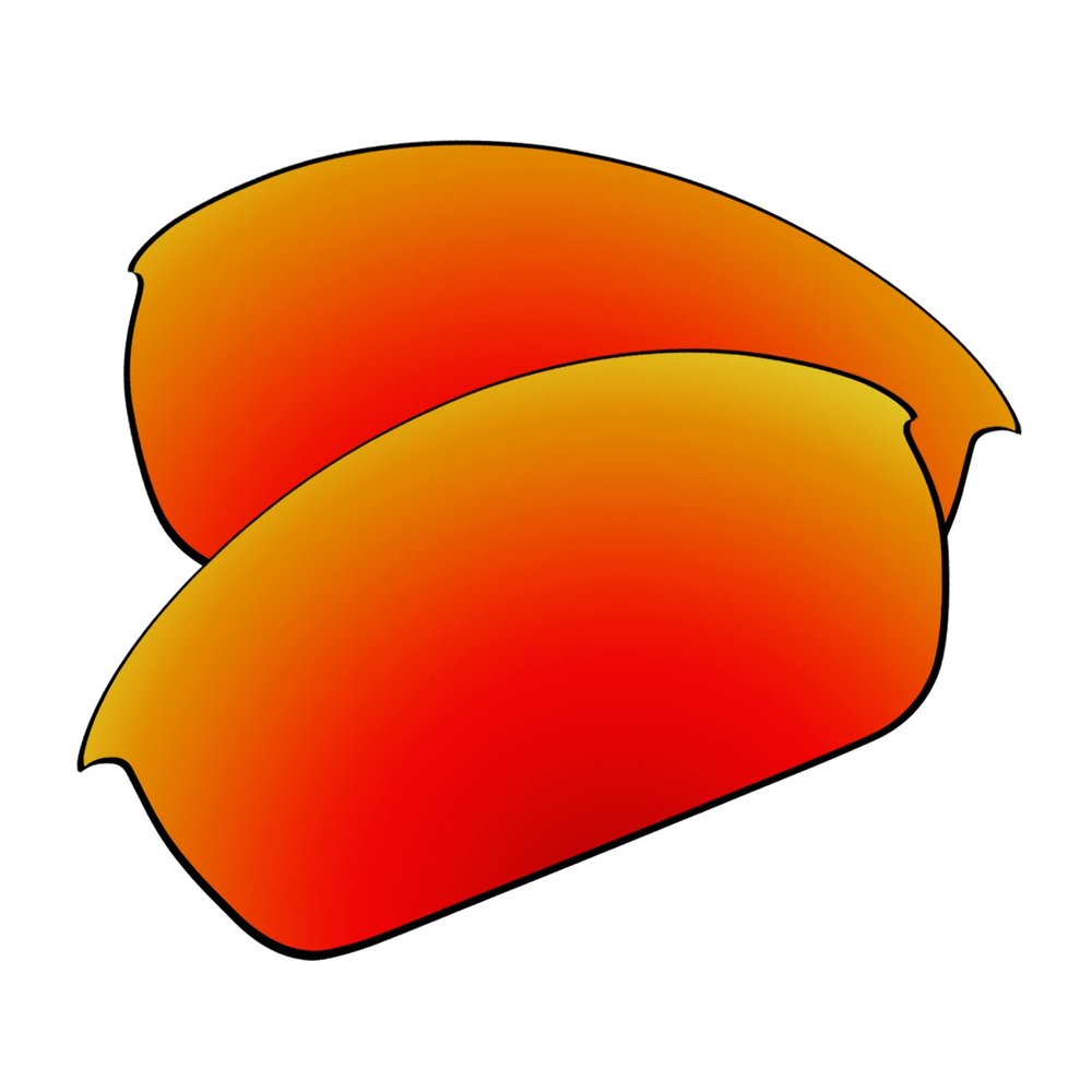 EZReplace Lenses Replacement for Oakley Bottlecap Sunglasses (Non-Polarized Lenses) - Fits Oakley Bottlecap Frame (Fire Red)