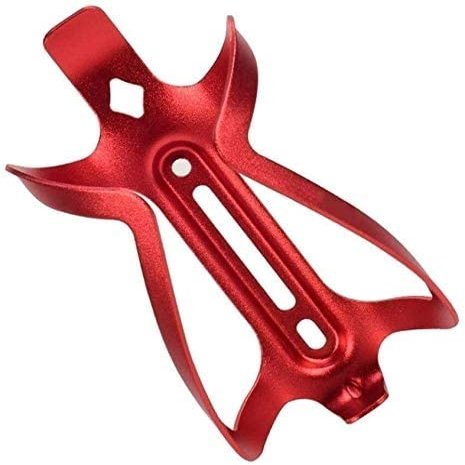 Dongng Bike Water Bottle Cages, Mountain Bicycle Universal Bicycle Water Bottle Holder with Water Bottle Cages for Outdoor Cycling Aluminum Alloy Water Bottle Cages Outdoor Essentials (Color : Red)