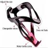 Dongng Cage Holder, Water Bottle Holder Bicycle Bottle Rainbow Fiberglass Nylon Bike Water Cup Holder Water Bottle Bracket Riding Equipment Outdoor Essentials (Color : C) view 3