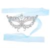LUOZZY Masquerade Mask, Women Lace Masquerade Mask Cosplay Halloween Mardi Gras Costumes Party Ball Prom Mask, White view 4