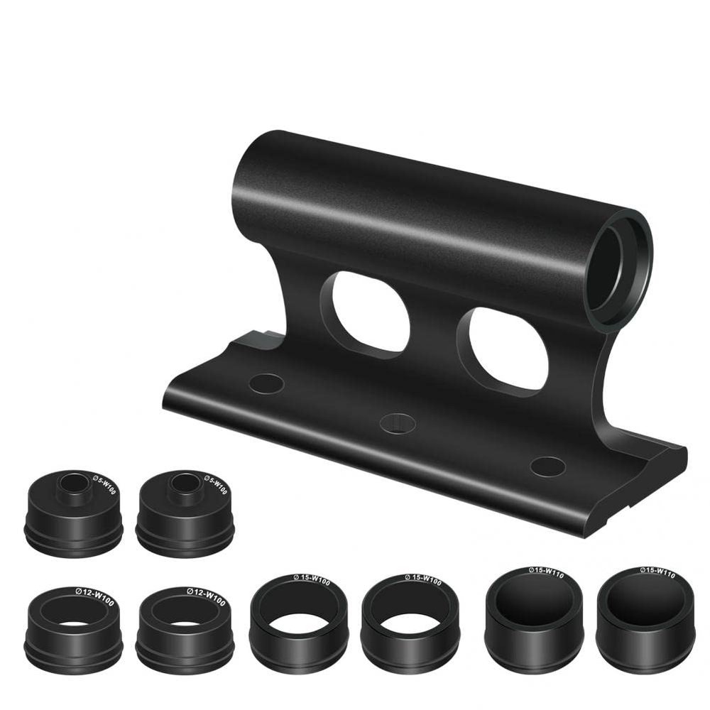 GGRICHYI Alloy Fork Mount Bike Block Quick Release Bicycle Fork Mount Truck Bed Bike Rack Front Fork Fixed Clip Luggage Rack for Truck Bed/Rack/Storage