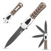 Eafengrow EF970 Folding Knife D2 Steel Blade G10 Handle EDC Tool Knife for Working Camping Hiking(Desert) view 1