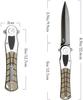 Eafengrow EF970 Folding Knife D2 Steel Blade G10 Handle EDC Tool Knife for Working Camping Hiking(Desert) view 2