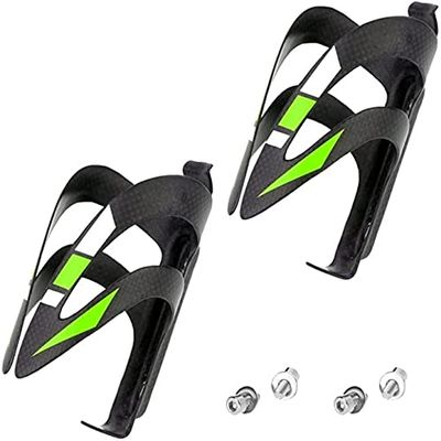 Dongng Bike Water Bottle Holder 2pcs Full Carbon Fiber Bike Bottle Cage Bicycle Water Bottle Holder Cage for Road Bike Mountain Bicycle accessoires Outdoor Essentials (Color : B)
