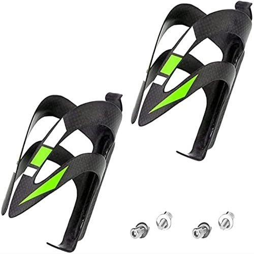 Dongng Bike Water Bottle Holder 2pcs Full Carbon Fiber Bike Bottle Cage Bicycle Water Bottle Holder Cage for Road Bike Mountain Bicycle accessoires Outdoor Essentials (Color : B)