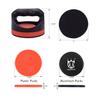 Air Hockey Pushers and Air Hockey Pucks, 2PCS Striker with 2PCS Plastic Pucks and 2PCS Logoed Aluminum Pucks view 2