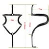 Dongng Bike Water Bottle Holder Carbon Fiber Road Ultralight Bottle Cage Bike Parts Water Bottle Holder Bicycle Accessories with Titanium Screws Bottle Holder (Black) (Size : 1pcs) view 2