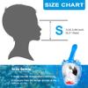 Full Face Snorkel Mask for Kids with 180 Panoramic View, Snorkeling Set Featuring Anti-Leak and Anti-Fog Foldable Dry Top Design for Safe Underwater Adventures Snorkeling Gear for Kids view 4