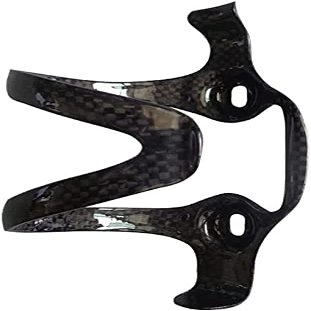 Dongng Bike Water Bottle Holder Carbon Water Bottle Cage Side-Loading Bike Bottle Holder Carbon Bicycle Bottle Holder Rack Cycling Bottle Support (Black)