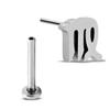 NewkeepsR 16g-Titanium Threadless Zodiac 12 Constellation Astrology Jewelry Stud Earring-Virgo view 1
