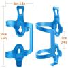 Dongng Water Bottle Cages, Bike Bicycle Alloy Aluminum Lightweight Water Bottle Holder Cages Brackets Bike Water Bottle Holder (Blue) view 2