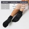 CS CELERSPORT 6 Pack Men's Ankle Socks with Cushion, Sport Athletic Running Socks, 3 Black + 3 White, Medium view 3