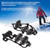 24 Teeth Climbing Crampons, High Hardness 1 Pair Snow Ice Cleats Crampons Good Grip with Storage Bag for Hiking for Outdoor(Black, M) view 2
