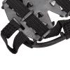 24 Teeth Climbing Crampons, High Hardness 1 Pair Snow Ice Cleats Crampons Good Grip with Storage Bag for Hiking for Outdoor(Black, M) view 3
