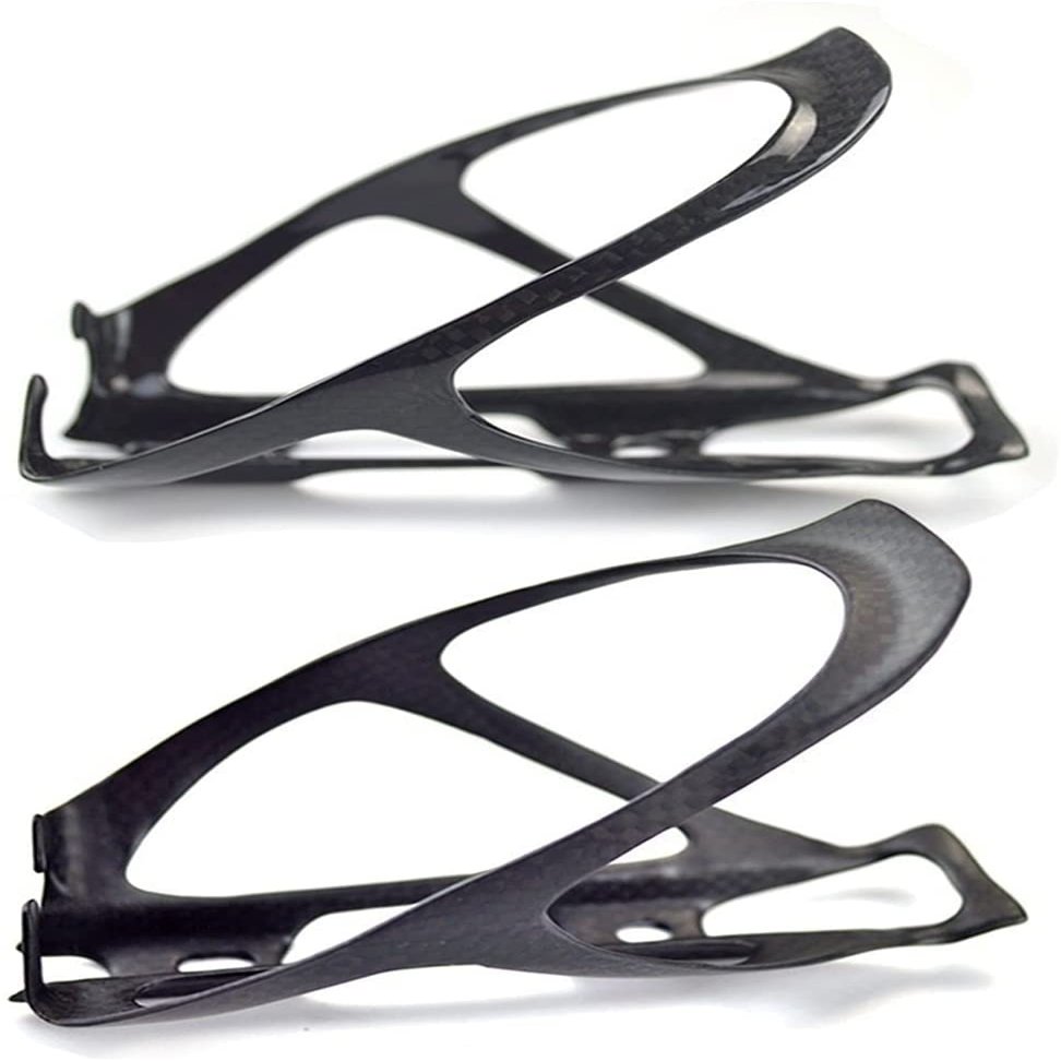 Dongng Bike Water Bottle Holder 2PCS Carbon Bottle Cage Water Bottle Cage MTB/Road Bicycle Bottle Holder Bike Mountain Fixed Gear Bike Accessories Outdoor Essentials