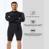 Seaskin Long Sleeve Shorty Wetsuit Mens 3mm Neoprene Diving Suits Front Zip view 4