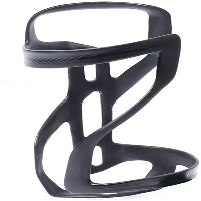 Dongng Bike Water Bottle Holder Carbon Fiber Bike Bottle Cage 27g Bicycle Bottle Holder Cycling Part Cycle Equipment Outdoor Essentials (Color : Black)