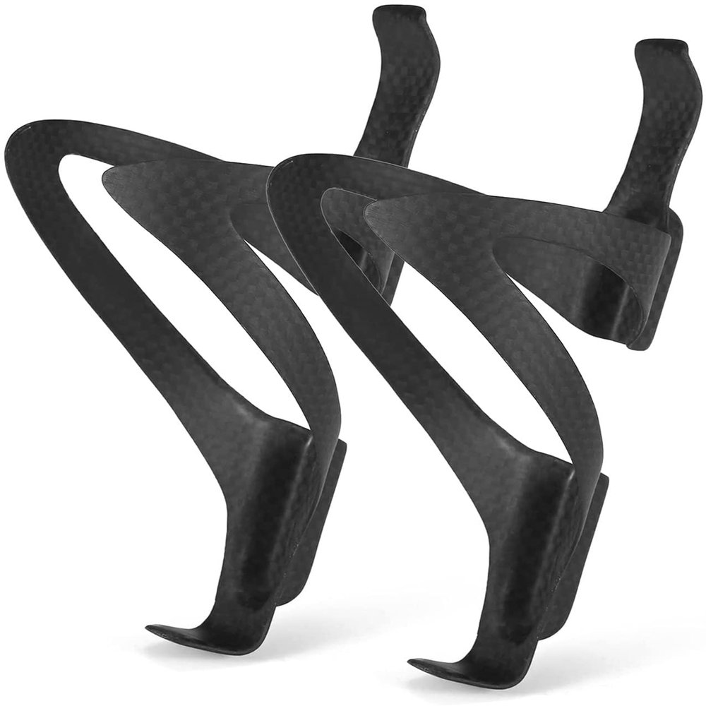 Dongng Bike Water Bottle Holder 2pcs Full Carbon Fiber Ultralight Bike Bottle Cage Bicycle Water Bottle Holder Cage for Road Mountain Bike Bottle Holder On Bike Outdoor Essentials