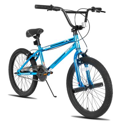 JOYSTAR Gemsbok 20" Kids BMX Bike for Boys Girls Ages 7-12, Freestyle Children's Bicycle with Dual Hand Brakes and 20 Inch Wheels Blue